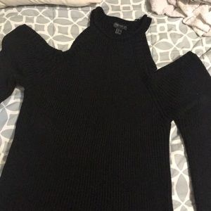Plus size ribbed sweater